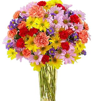 Brigtht bouqet with chrysantems | Flower Delivery Salekhard